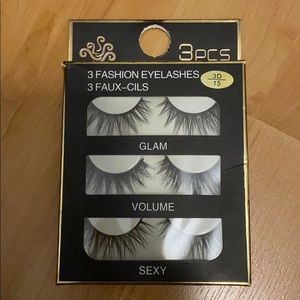 Three pairs of False Eyelashes